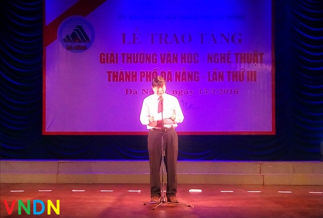 Lễ trao Giải thưởng Văn học- Nghệ thuật thành phố Đà Nẵng lần thứ III (2010 - 2014)