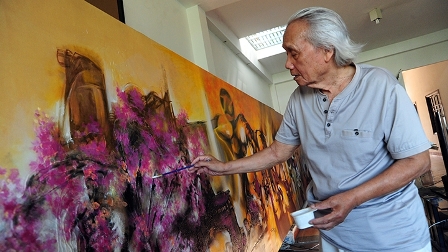 Đam mê trong từng nét vẽ