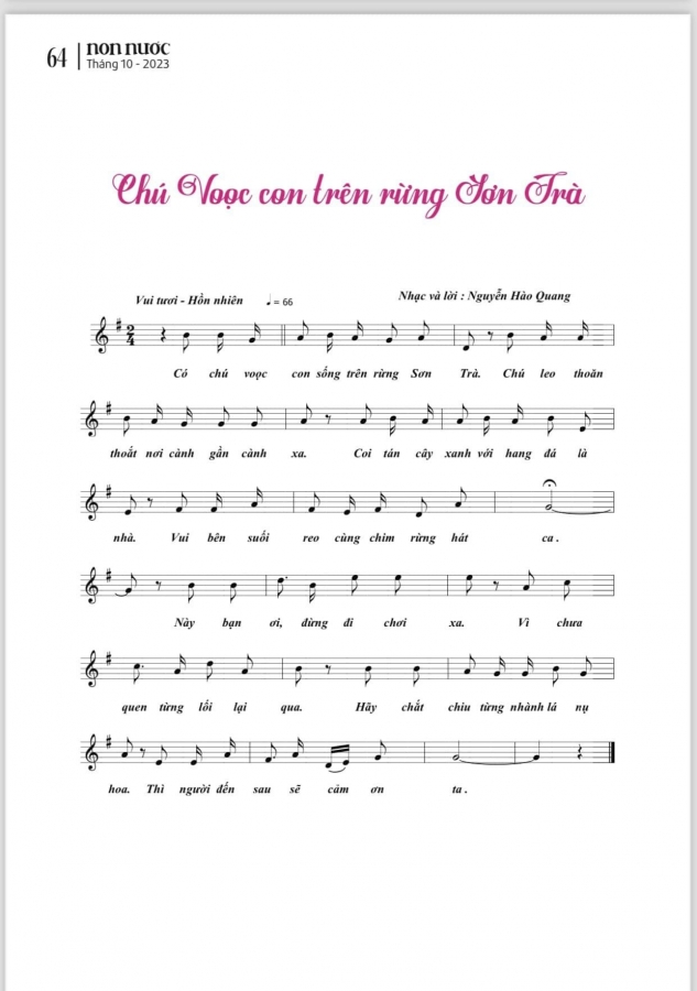 Chú Voọc con trên rừng Sơn Trà