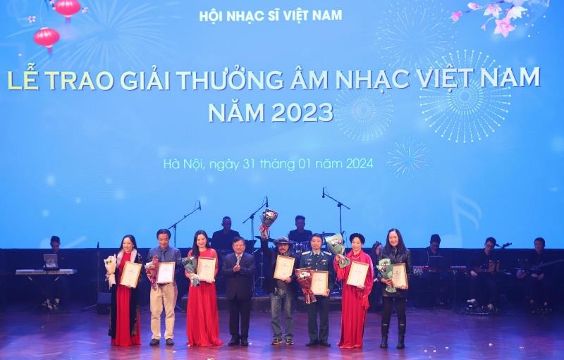 93 tác giả được trao Giải thưởng âm nhạc Hội Nhạc sĩ Việt Nam