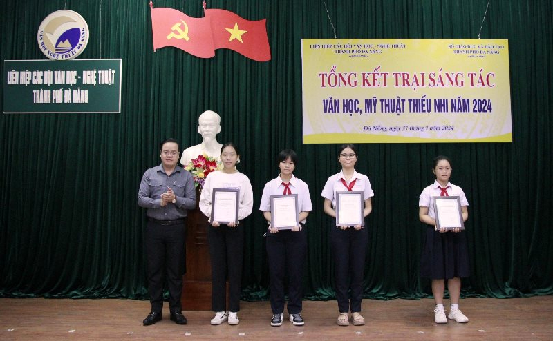 Tổng kết Trại sáng tác Văn học, Mỹ thuật thiếu nhi năm 2024