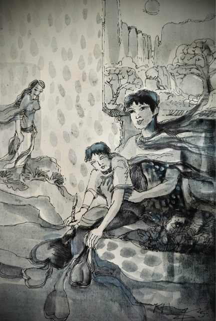 Người thợ mù vẽ