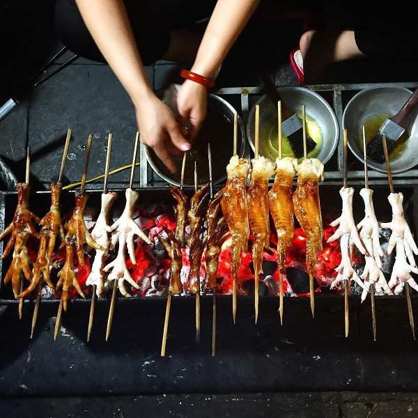 Món nướng ngày mưa