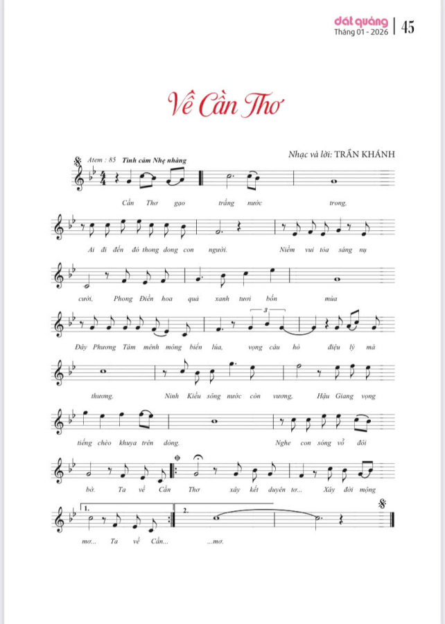 Về Cần Thơ