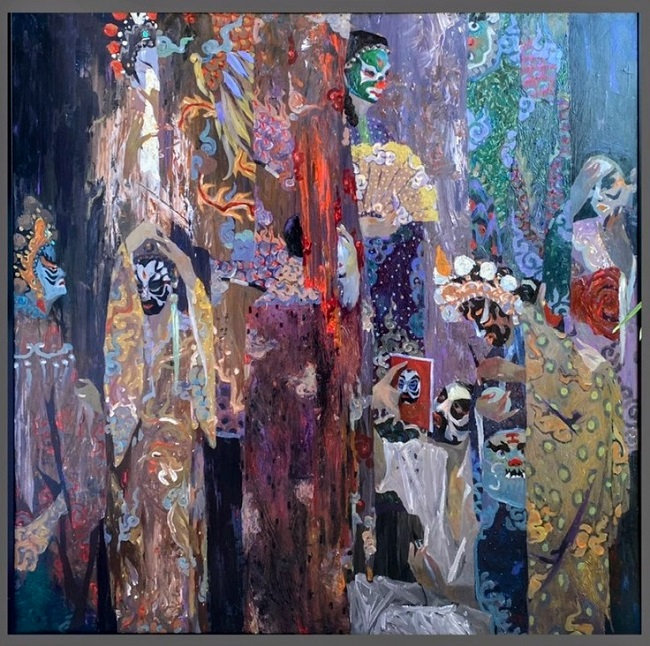 Gửi hoa thêu gấm