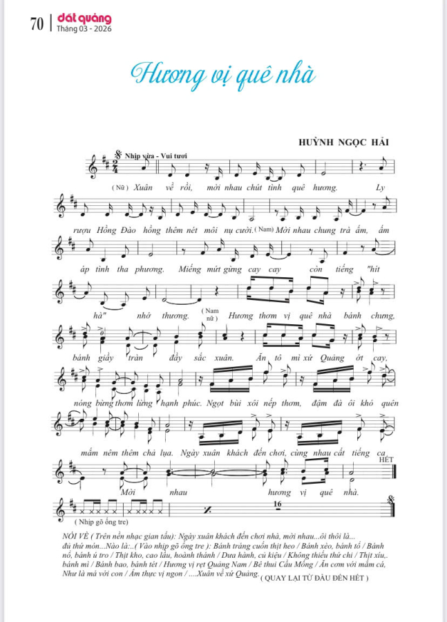 Hương vị quê nhà