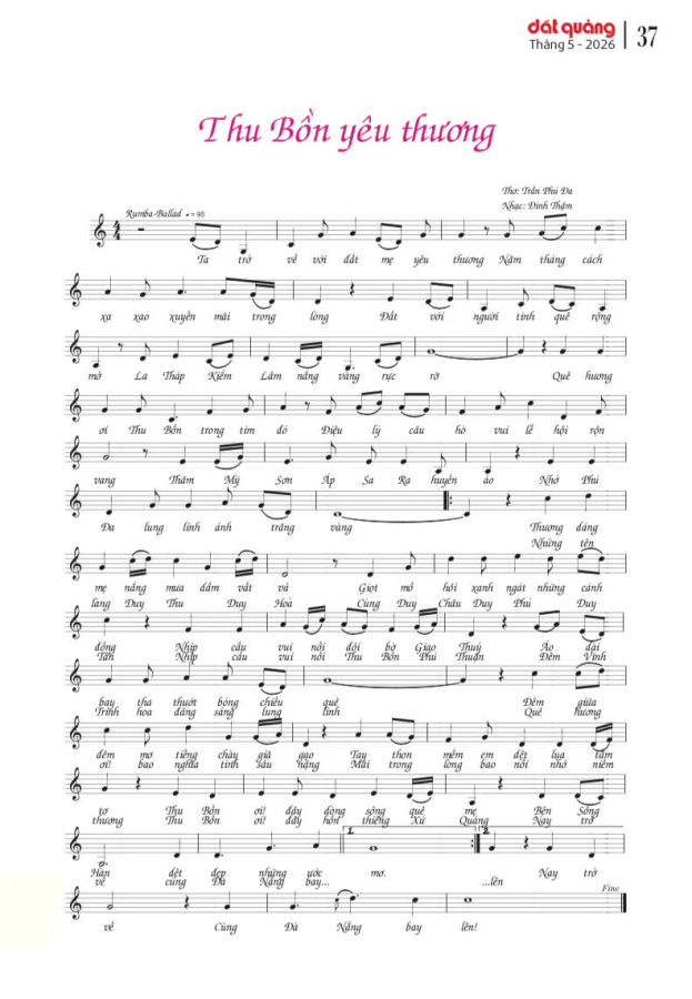 Thu Bồn yêu thương