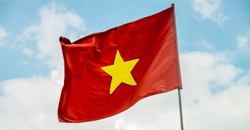 Lá cờ trên đảo Trường Sa