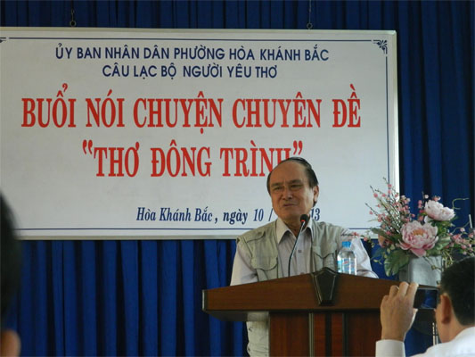 Nhà thơ Đông Trình và chúng tôi - Huỳnh Văn Hoa