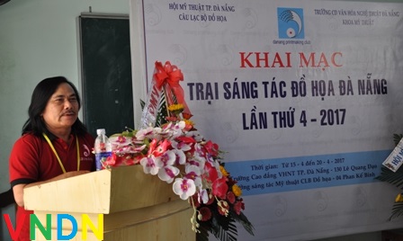 Khai mạc Trại sáng tác đồ họa Đà Nẵng lần thứ tư