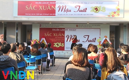 Khai mạc triển lãm mỹ thuật “Sắc Xuân Mậu Tuất 2018”