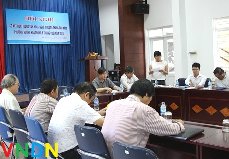 Hội nghị sơ kết hoạt động văn học nghệ thuật thành phố 6 tháng đầu năm 2018