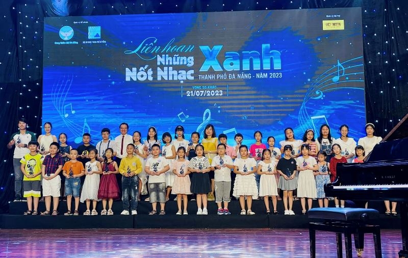 Liên hoan 'Những nốt nhạc xanh' năm 2023: Sân chơi âm nhạc bổ ích cho thiếu nhi Đà Nẵng