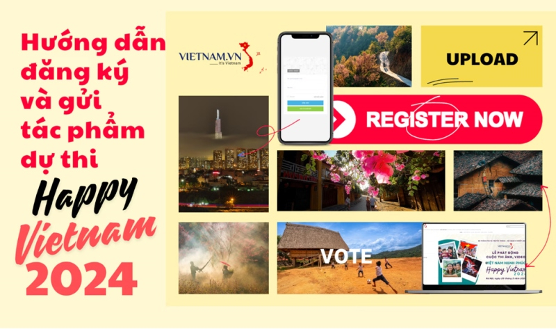 Cuộc thi ảnh, video “Việt Nam hạnh phúc - Happy Vietnam 2024”