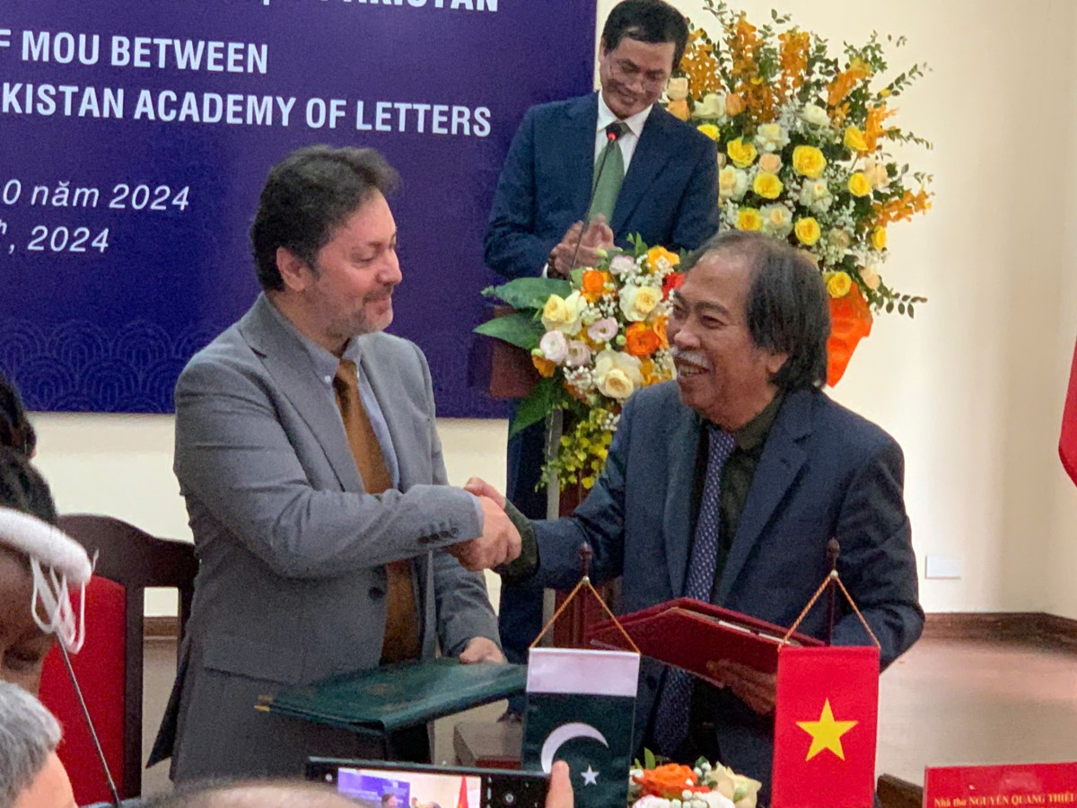 Hội Nhà văn Việt Nam hợp tác với Viện Văn học Pakistan